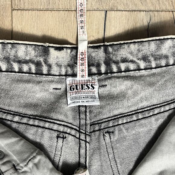 GUESS Vintage Georges Marciano Acid Washed Jeans Women’s Size 9 - Picture 12 of 14